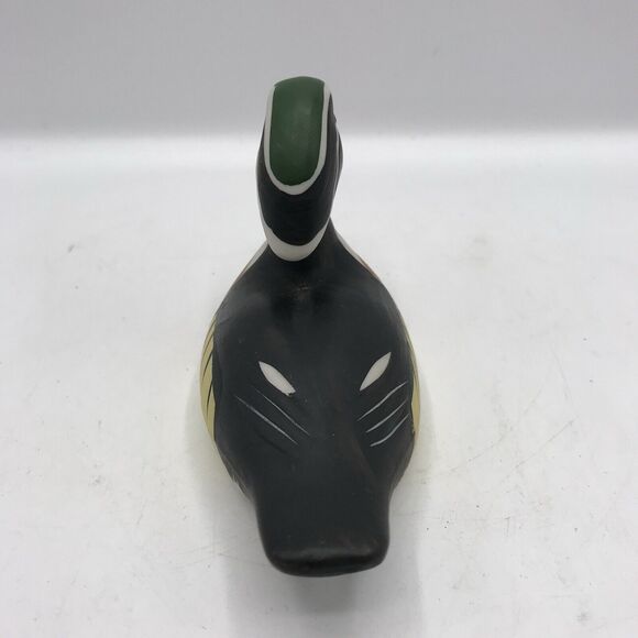 Porcelain Carolina Duck Decoy Miniature 4.5" Made In Tawain - Picture 4 of 8